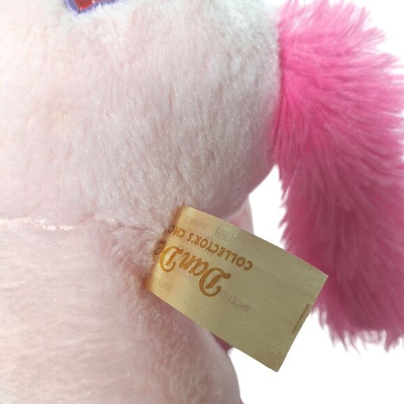 Dan Dee Pink Unicorn Plush Valentine Heart Arrow Stuffed Animal 2016 13" - Picture 9 of 10